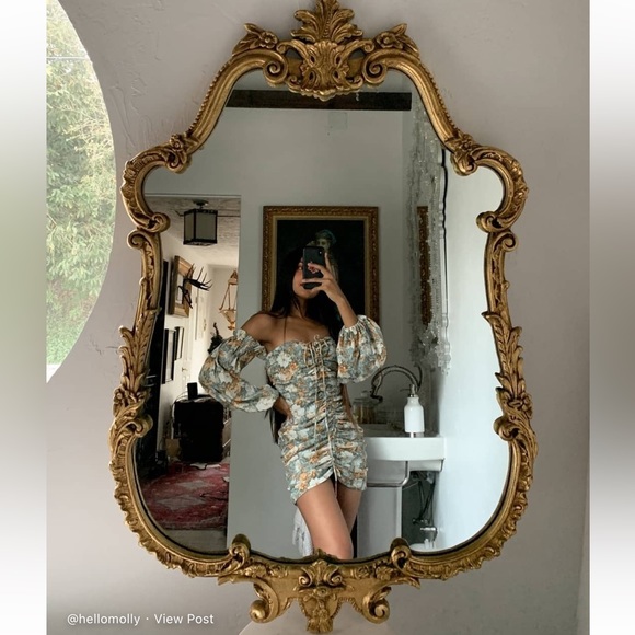 ***SOLD*** 🍾🪴 Hello Molly Basque Country Dress 🪴🍾 in Sage Size M (AU 10) EUC - Picture 13 of 13